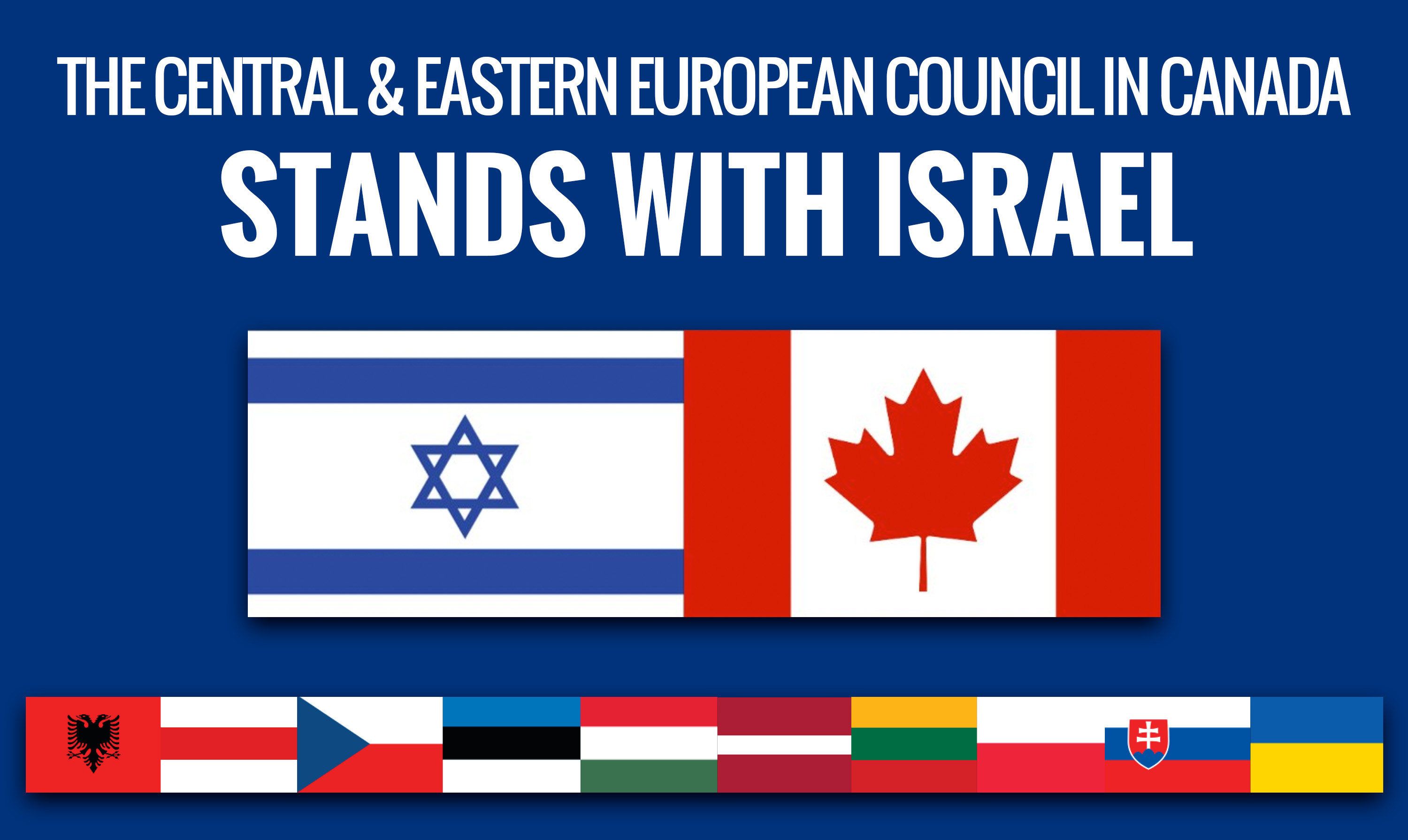 Central and Eastern European Communities in Canada Condemn Attacks Against Israel